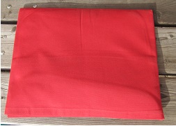 Rotes Kissen als Notsignal